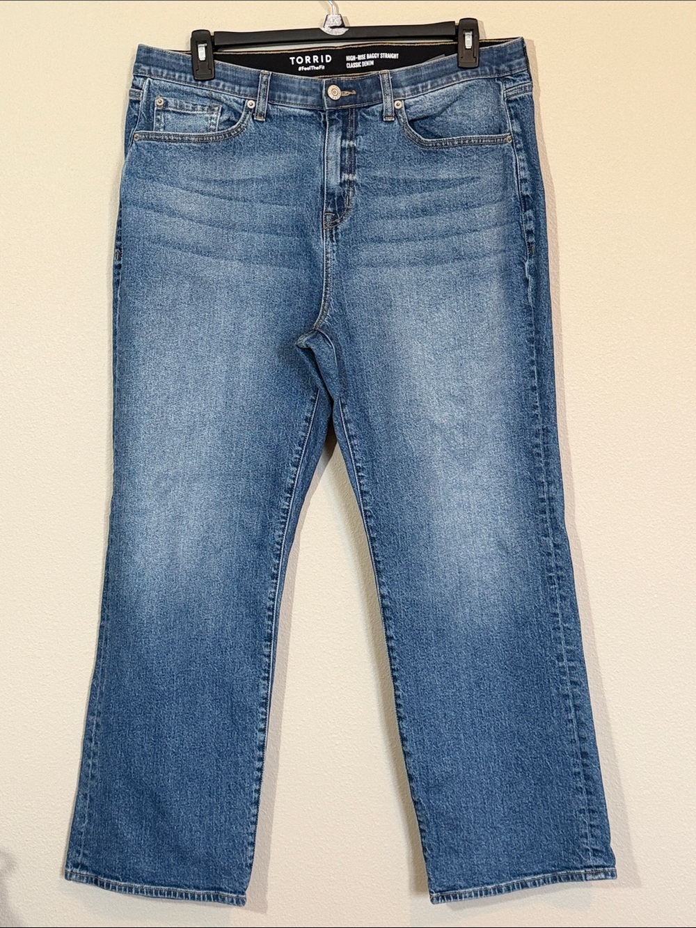 torrid Medium Blue Straight Leg Jeans